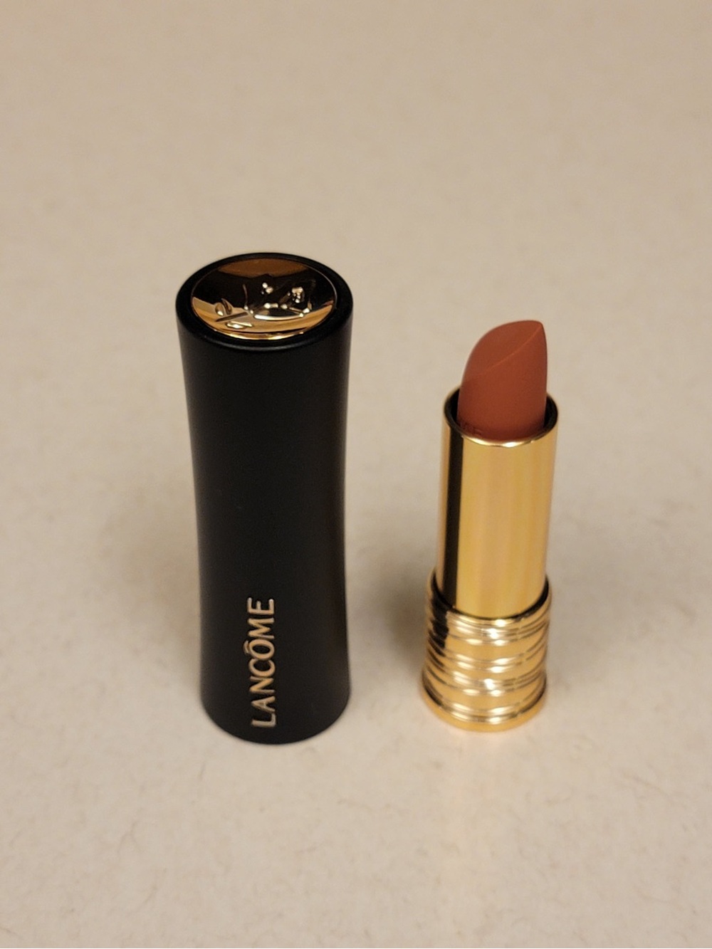 Lancome Full Size L’Absolu Rouge Drama Matte Lipstick in French Tea